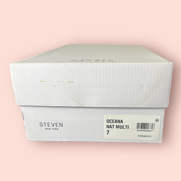 Steven New York Oceana Snake Print Sandal New In Box Sz 7 - Picture 10 of 11